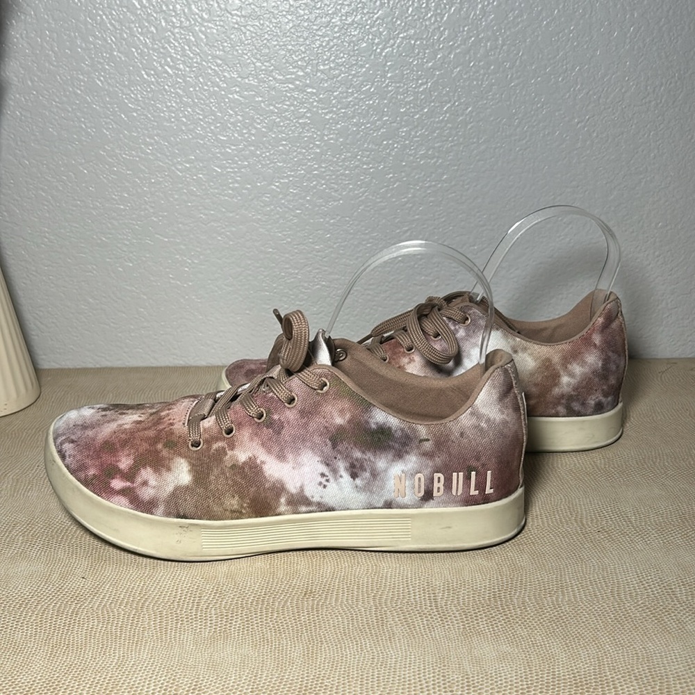 Nobull Women's Tie-Dye Canvas Trainer in Earth Tie-Dye 7.5 - Picture 12 of 16